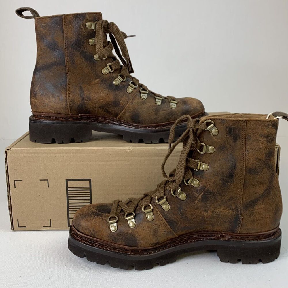 Grenson Womens Brady Distressed Brown Suede Ankle‎ Boots Sz US 9 UK 7